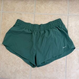 Nike Dark Green Women's Athletic Shorts